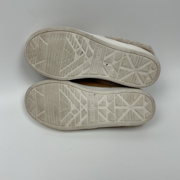 Minnetonka Suede Shearling Slip On Mules 8M Cozy Winter‎ Shoes Comfort Clogs - Picture 8 of 10